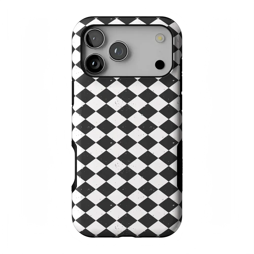 Salem's Hex | Black & White Checkered Case - Nailaer