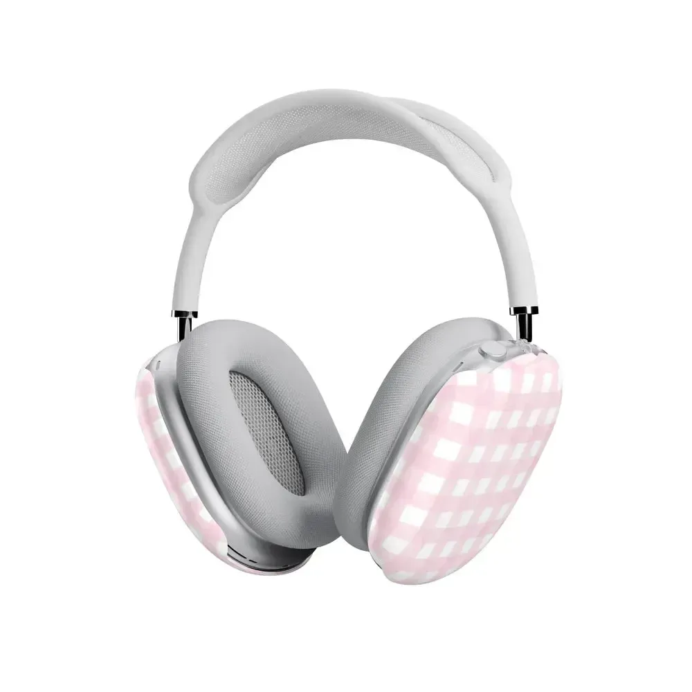 Pink Plaid | Sunday Best AirPods Max Case - Nailaer