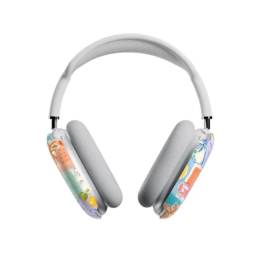 Tropical Heat | Beachy Collage AirPods Max Case - Nailaer