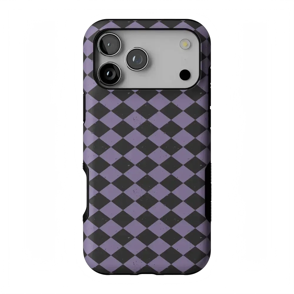 Midnight Hex | Purple Checkered Case - Nailaer