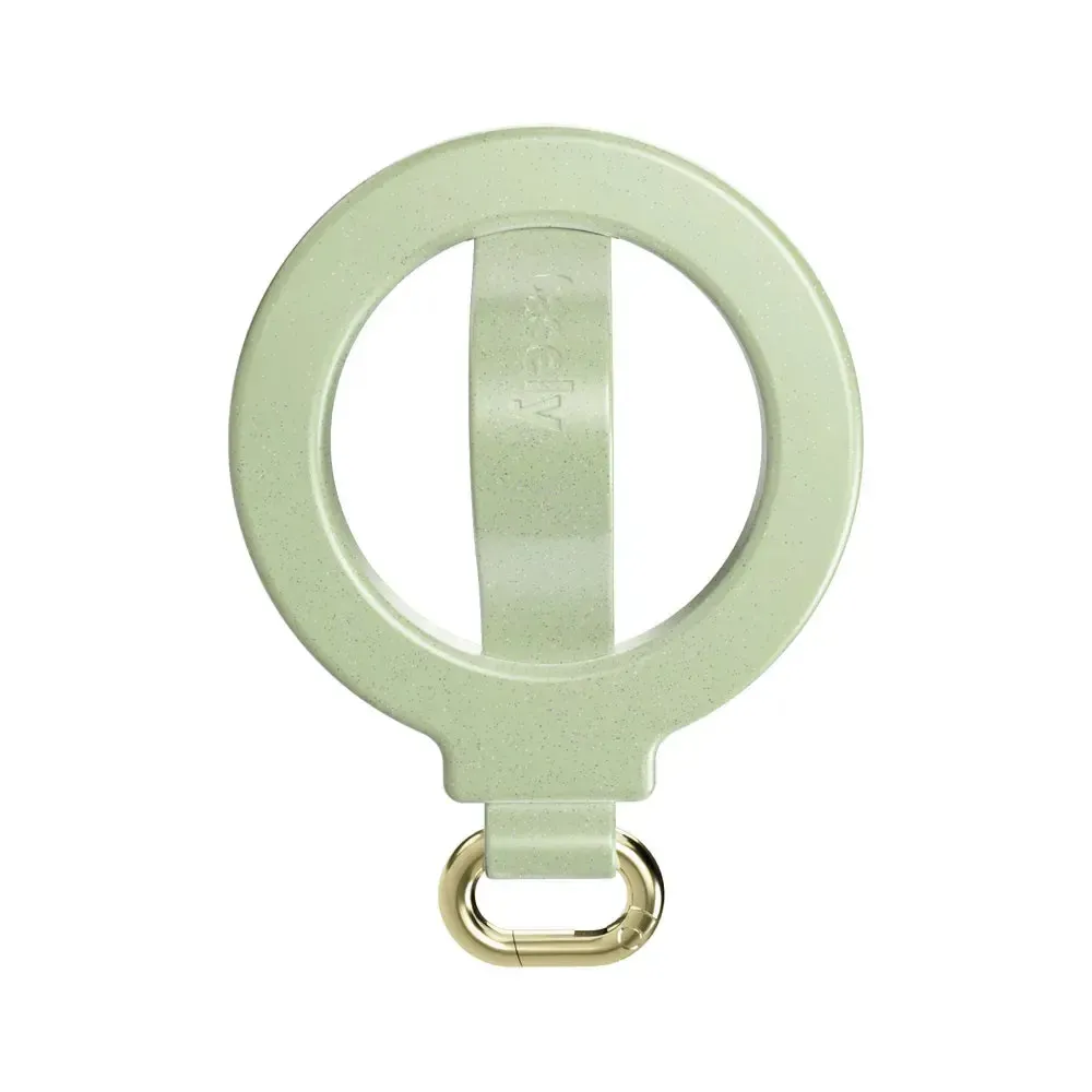 Kiwi Kiss | Matcha Green Shimmer MagRing+ with Keychain - Nailaer