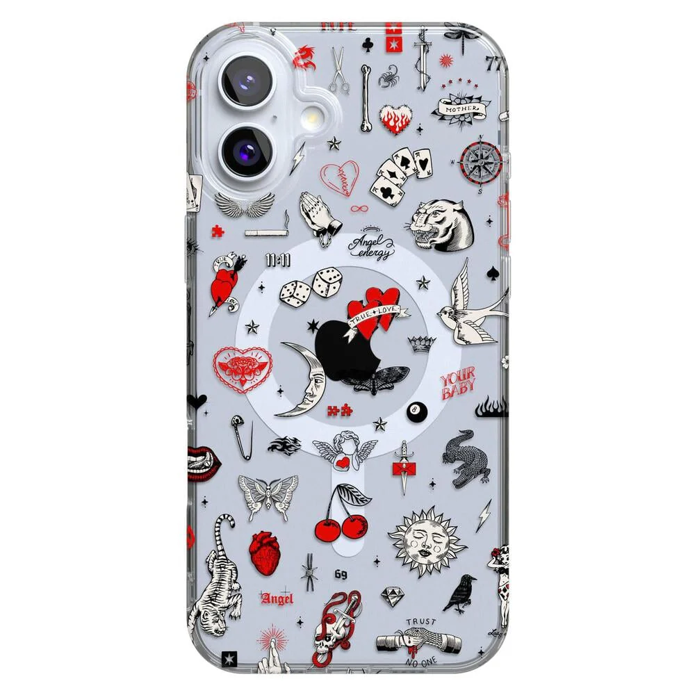 Not a Phase | Clear Flash Tattoo Case - Nailaer